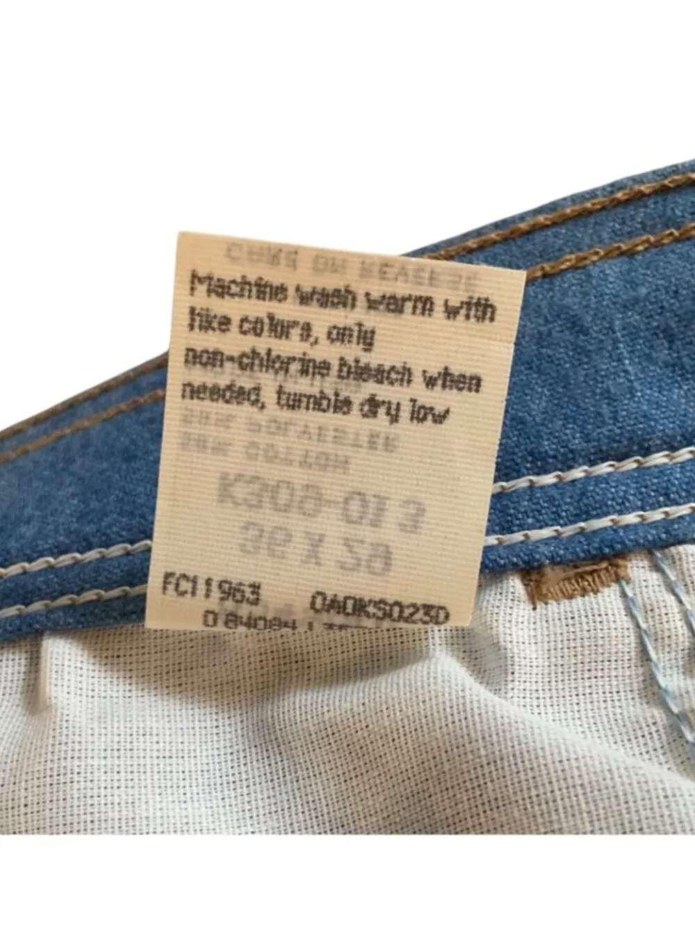 Wrangler Hero Mens Stretch Flex Fit Jeans 36x29 Blue Denim Made In USA